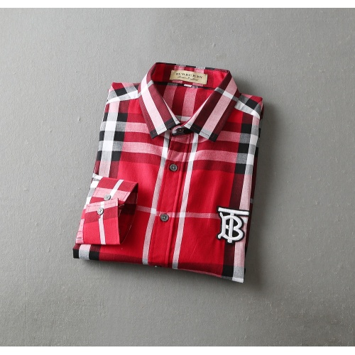 Replica Burberry Shirts Long Sleeved For Men #1192216 $38.00 USD for Wholesale