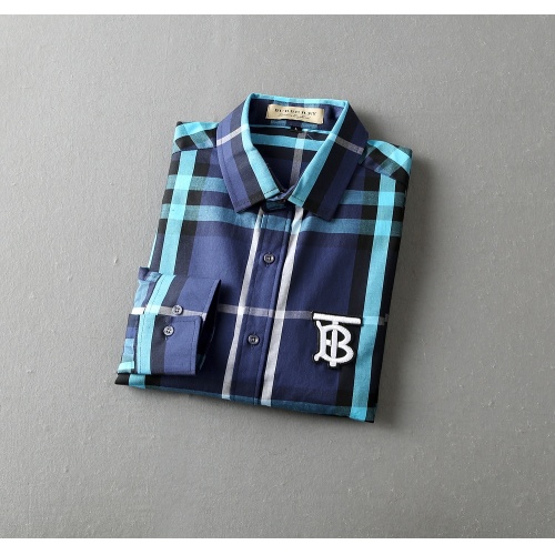 Replica Burberry Shirts Long Sleeved For Men #1192217 $38.00 USD for Wholesale