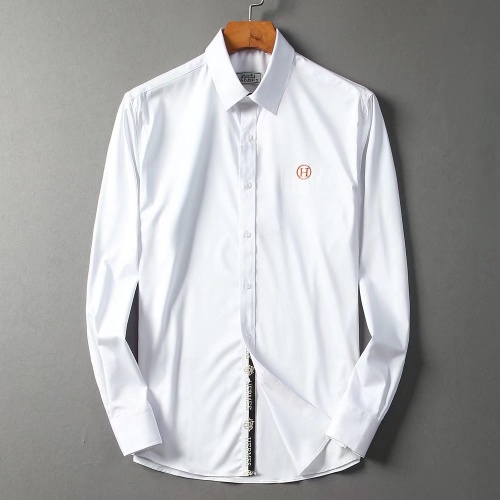 Hermes Shirts Long Sleeved For Men #1192237 $40.00 USD, Wholesale Replica Hermes Shirts
