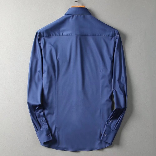 Replica Hermes Shirts Long Sleeved For Men #1192238 $40.00 USD for Wholesale