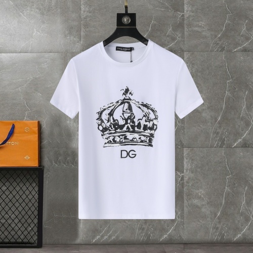 Dolce &amp; Gabbana D&amp;G T-Shirts Short Sleeved For Men #1192241 $25.00 USD, Wholesale Replica Dolce &amp; Gabbana D&amp;G T-Shirts