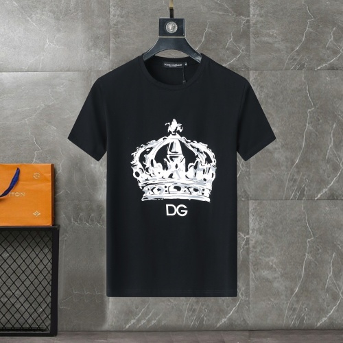 Dolce &amp; Gabbana D&amp;G T-Shirts Short Sleeved For Men #1192242 $25.00 USD, Wholesale Replica Dolce &amp; Gabbana D&amp;G T-Shirts