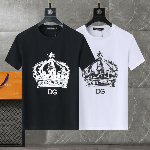 Replica Dolce & Gabbana D&G T-Shirts Short Sleeved For Men #1192242 $25.00 USD for Wholesale