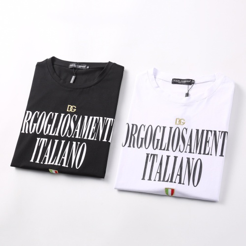Replica Dolce & Gabbana D&G T-Shirts Short Sleeved For Men #1192246 $25.00 USD for Wholesale