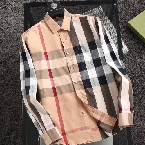 Burberry Shirts Long Sleeved For Men #1192253 $39.00 USD, Wholesale Replica Burberry Shirts