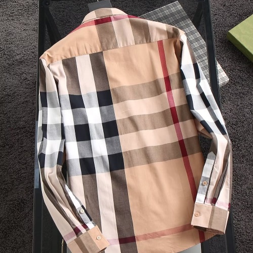 Replica Burberry Shirts Long Sleeved For Men #1192253 $39.00 USD for Wholesale