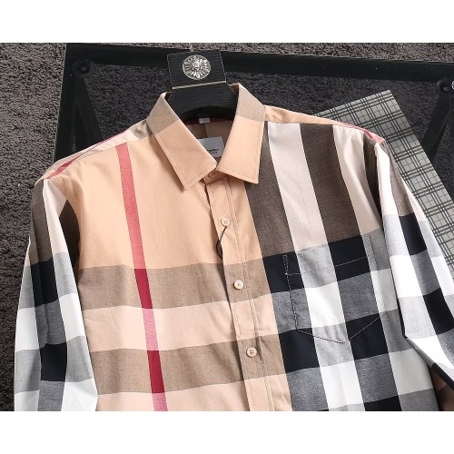 Replica Burberry Shirts Long Sleeved For Men #1192253 $39.00 USD for Wholesale