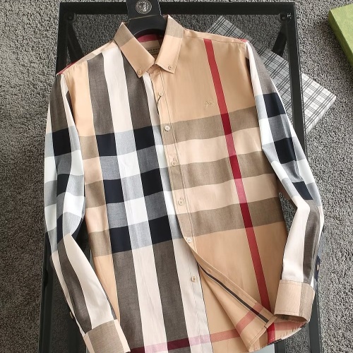 Burberry Shirts Long Sleeved For Men #1192256