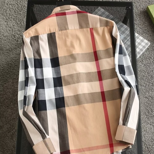 Replica Burberry Shirts Long Sleeved For Men #1192256 $38.00 USD for Wholesale