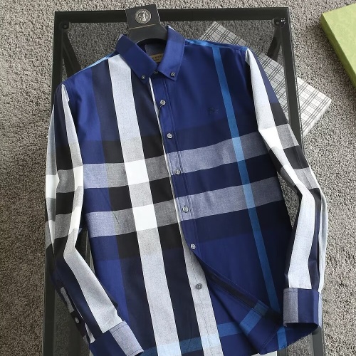 Burberry Shirts Long Sleeved For Men #1192257 $38.00 USD, Wholesale Replica Burberry Shirts