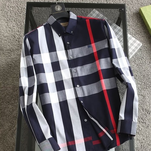 Burberry Shirts Long Sleeved For Men #1192258 $38.00 USD, Wholesale Replica Burberry Shirts