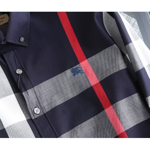 Replica Burberry Shirts Long Sleeved For Men #1192258 $38.00 USD for Wholesale