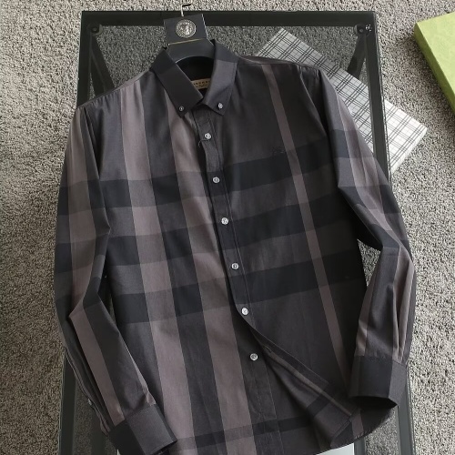 Burberry Shirts Long Sleeved For Men #1192259 $38.00 USD, Wholesale Replica Burberry Shirts