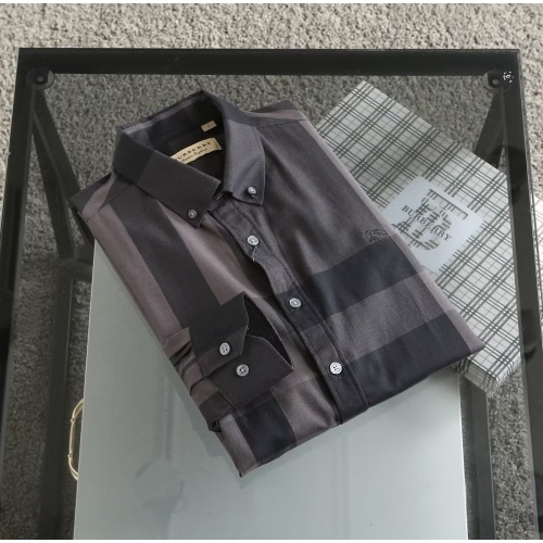 Replica Burberry Shirts Long Sleeved For Men #1192259 $38.00 USD for Wholesale