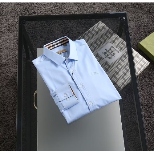 Replica Burberry Shirts Long Sleeved For Men #1192265 $40.00 USD for Wholesale