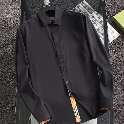 Burberry Shirts Long Sleeved For Men #1192266 $40.00 USD, Wholesale Replica Burberry Shirts