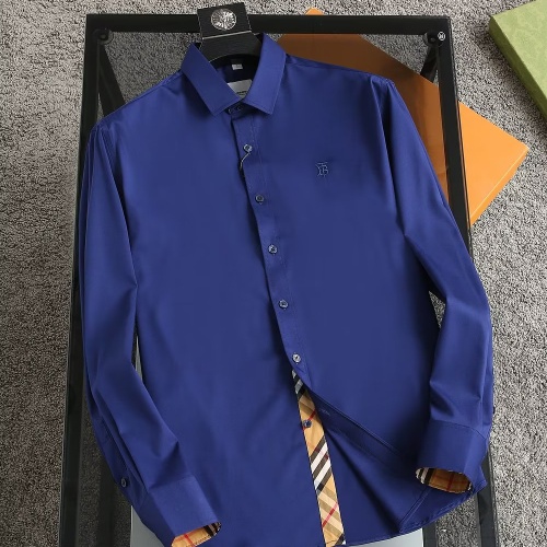 Burberry Shirts Long Sleeved For Men #1192275