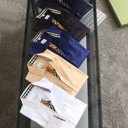 Replica Burberry Shirts Long Sleeved For Men #1192275 $40.00 USD for Wholesale