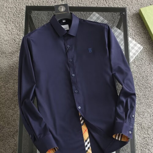Burberry Shirts Long Sleeved For Men #1192276 $40.00 USD, Wholesale Replica Burberry Shirts