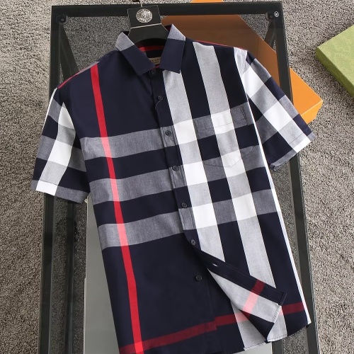 Burberry Shirts Short Sleeved For Men #1192281 $38.00 USD, Wholesale Replica Burberry Shirts