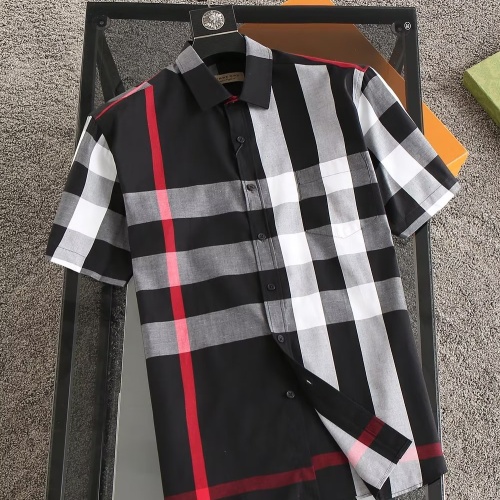 Burberry Shirts Short Sleeved For Men #1192282 $38.00 USD, Wholesale Replica Burberry Shirts