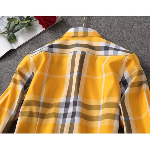 Replica Burberry Shirts Long Sleeved For Women #1192288 $36.00 USD for Wholesale