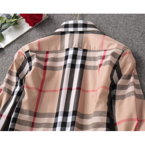 Replica Burberry Shirts Long Sleeved For Women #1192289 $36.00 USD for Wholesale