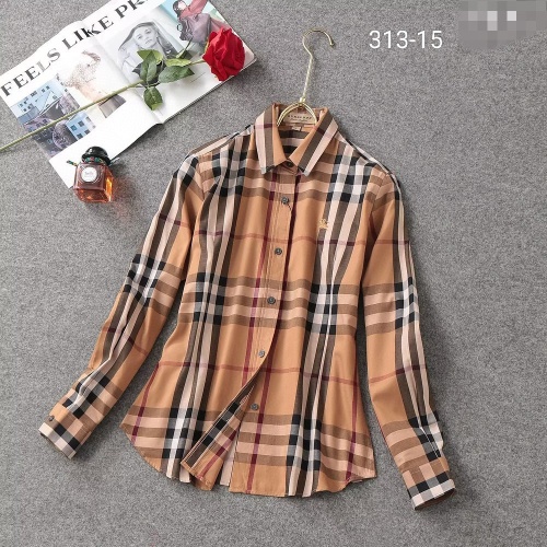 Burberry Shirts Long Sleeved For Women #1192290 $36.00 USD, Wholesale Replica Burberry Shirts