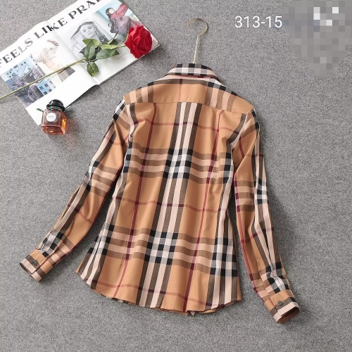 Replica Burberry Shirts Long Sleeved For Women #1192290 $36.00 USD for Wholesale