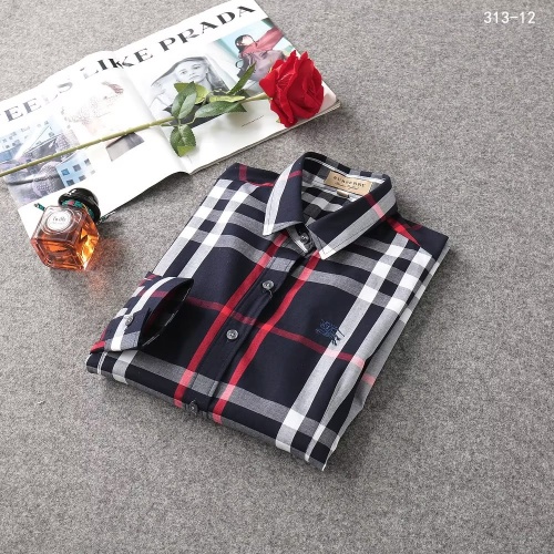 Replica Burberry Shirts Long Sleeved For Women #1192291 $36.00 USD for Wholesale