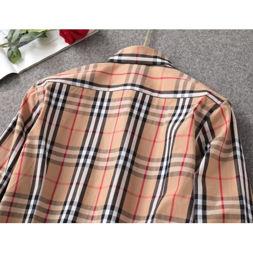 Replica Burberry Shirts Long Sleeved For Women #1192292 $36.00 USD for Wholesale