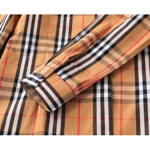Replica Burberry Shirts Long Sleeved For Women #1192293 $36.00 USD for Wholesale