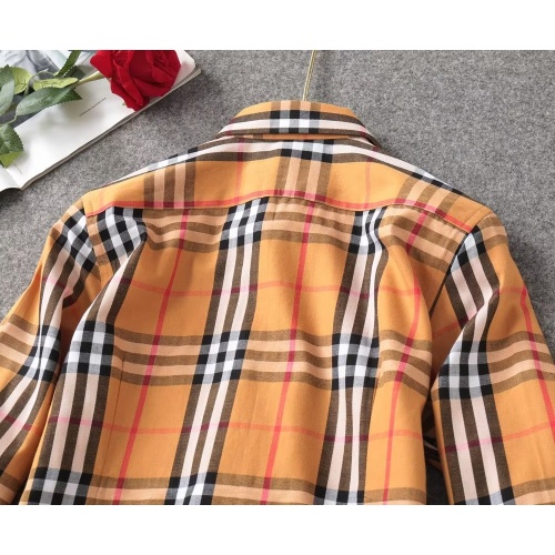 Replica Burberry Shirts Long Sleeved For Women #1192294 $36.00 USD for Wholesale