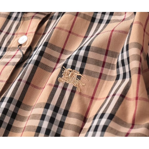 Replica Burberry Shirts Long Sleeved For Women #1192295 $36.00 USD for Wholesale