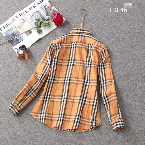 Replica Burberry Shirts Long Sleeved For Women #1192297 $38.00 USD for Wholesale