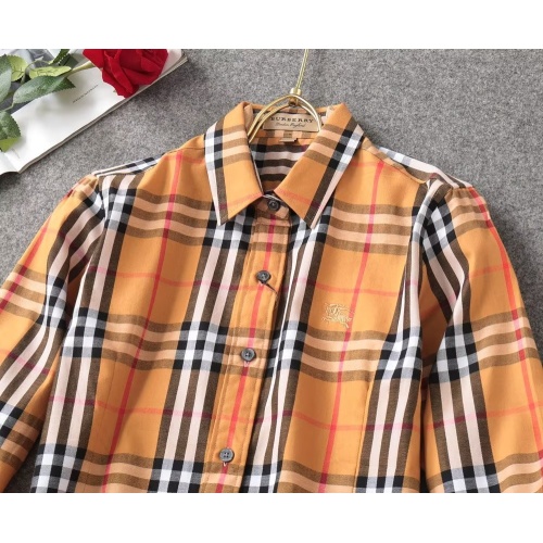 Replica Burberry Shirts Long Sleeved For Women #1192297 $38.00 USD for Wholesale