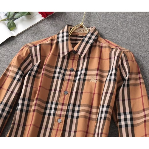 Replica Burberry Shirts Long Sleeved For Women #1192298 $38.00 USD for Wholesale