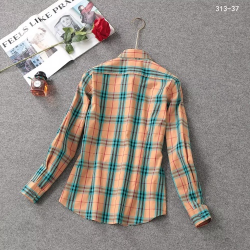 Replica Burberry Shirts Long Sleeved For Women #1192299 $38.00 USD for Wholesale
