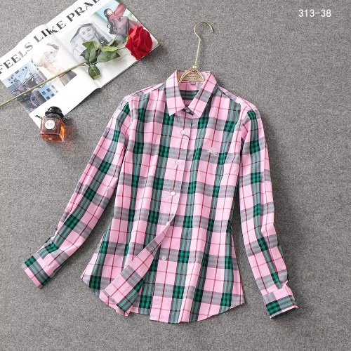 Burberry Shirts Long Sleeved For Women #1192300 $38.00 USD, Wholesale Replica Burberry Shirts