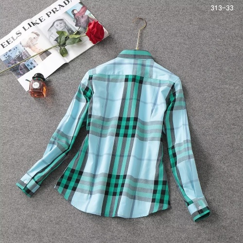 Replica Burberry Shirts Long Sleeved For Women #1192301 $38.00 USD for Wholesale