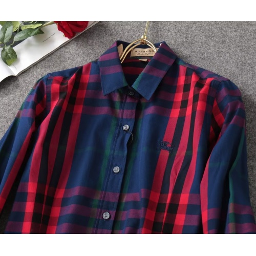 Replica Burberry Shirts Long Sleeved For Women #1192304 $38.00 USD for Wholesale