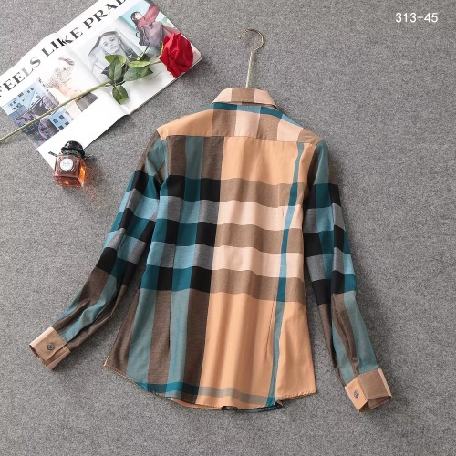 Replica Burberry Shirts Long Sleeved For Women #1192306 $38.00 USD for Wholesale