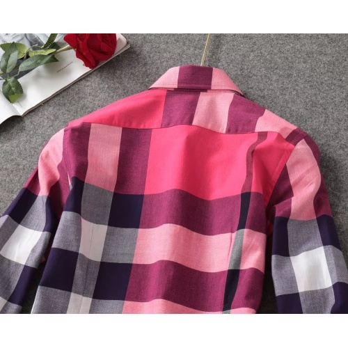 Replica Burberry Shirts Long Sleeved For Women #1192309 $38.00 USD for Wholesale