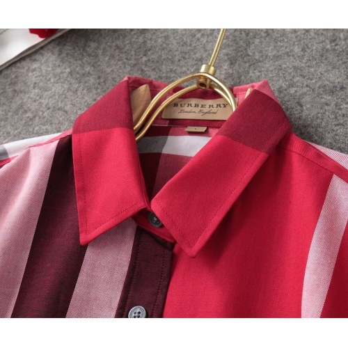 Replica Burberry Shirts Long Sleeved For Women #1192310 $38.00 USD for Wholesale
