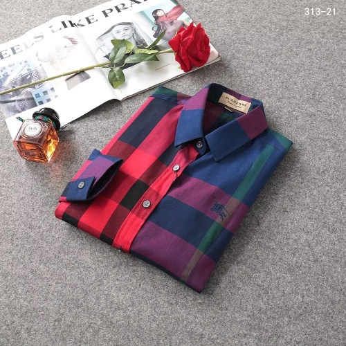 Replica Burberry Shirts Long Sleeved For Women #1192312 $38.00 USD for Wholesale