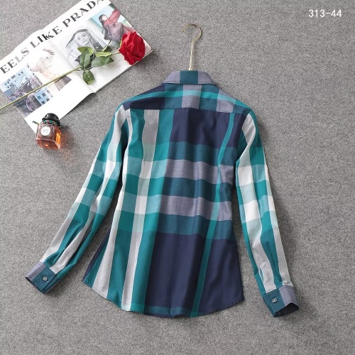 Replica Burberry Shirts Long Sleeved For Women #1192315 $38.00 USD for Wholesale