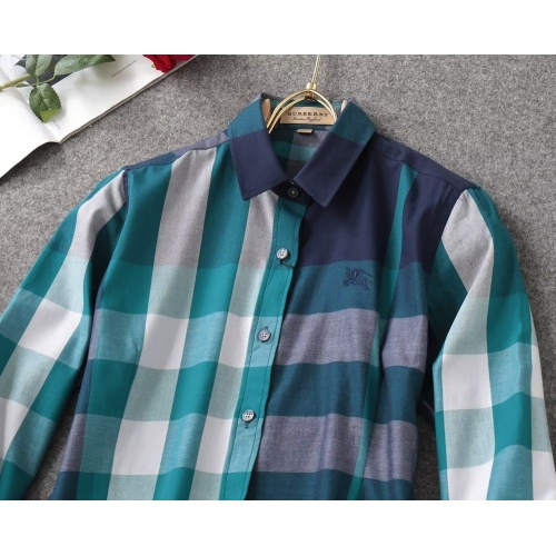 Replica Burberry Shirts Long Sleeved For Women #1192315 $38.00 USD for Wholesale