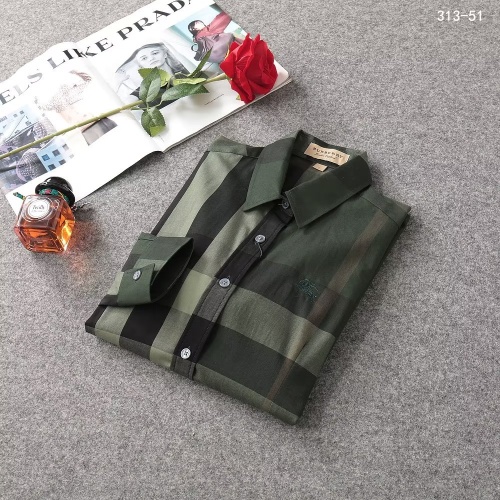 Replica Burberry Shirts Long Sleeved For Women #1192317 $38.00 USD for Wholesale