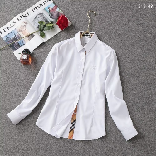 Burberry Shirts Long Sleeved For Women #1192320 $38.00 USD, Wholesale Replica Burberry Shirts