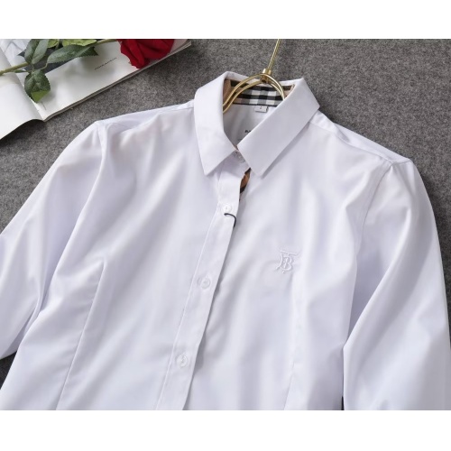 Replica Burberry Shirts Long Sleeved For Women #1192320 $38.00 USD for Wholesale